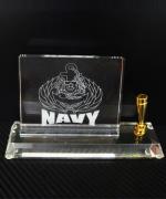 Navy Crystal PenHolder