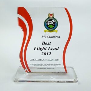 Acrylic Wave 4 Plaque