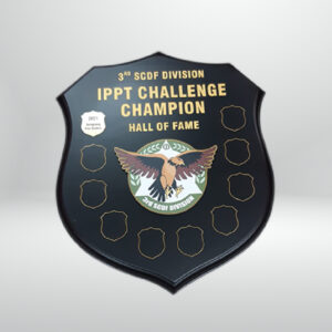 Challenge shield plaque - Customised