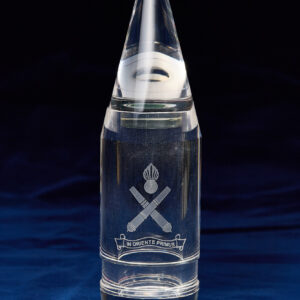 Customised Bullet crystal plaque