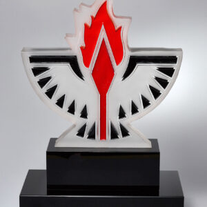 Customised Crystal plaque - RSAF