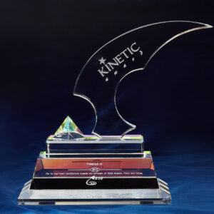 Customised crystal plaque - DSO