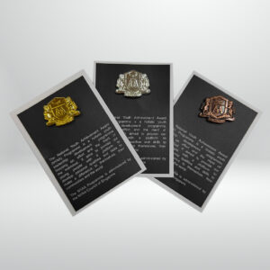 Customised pin with card
