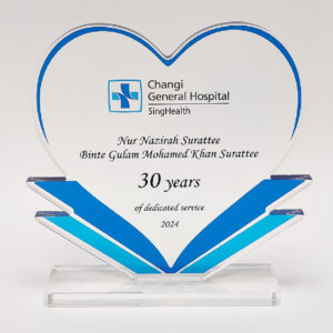 Heart 2 Acrylic Plaque