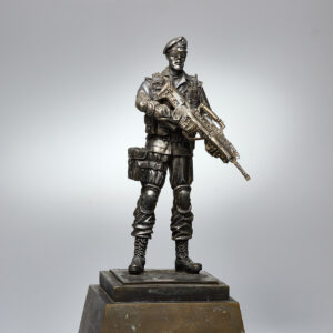 NSF Soldier sculpture
