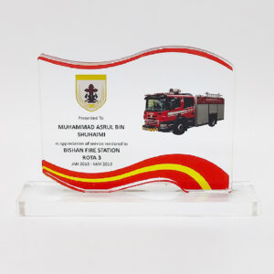Wave 4A Acrylic Plaque
