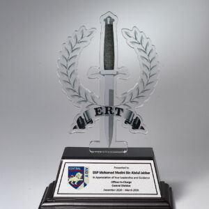 Acrylic ERT Plaque